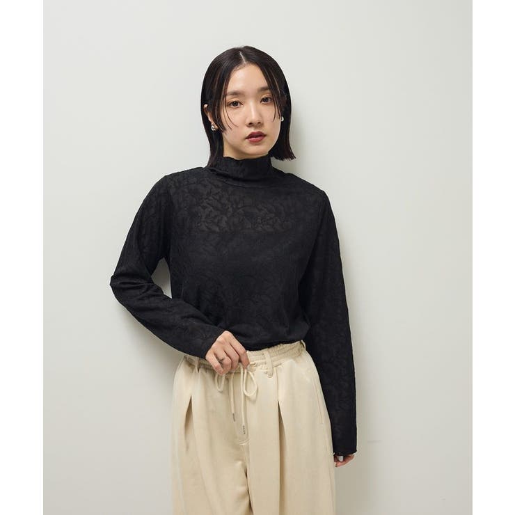 レースハイネックプルオーバー | Green Parks  | 詳細画像2 