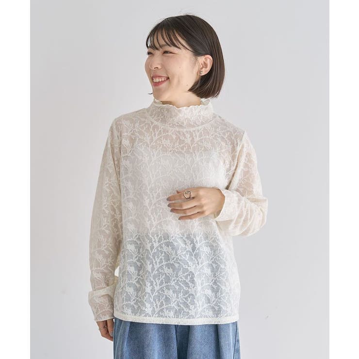 レースハイネックプルオーバー | Green Parks  | 詳細画像7 