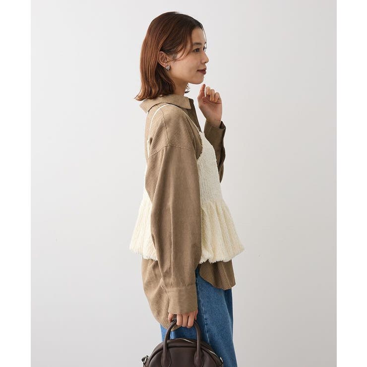 表面感ベロアバルーンキャミビスチェ | Green Parks  | 詳細画像6 