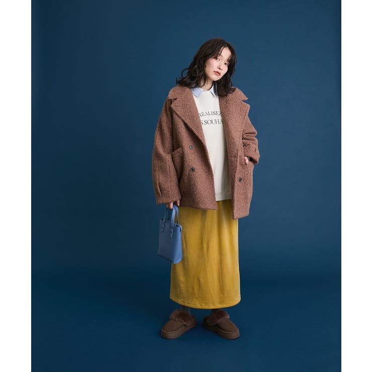 裏起毛ルーズサイズロゴプルオーバー | Green Parks  | 詳細画像2 