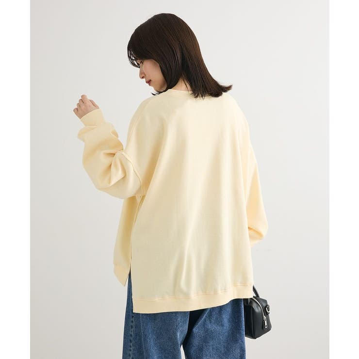 裏起毛ルーズサイズロゴプルオーバー | Green Parks  | 詳細画像28 