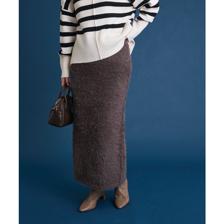 シャギーニットスカート | Green Parks  | 詳細画像1 