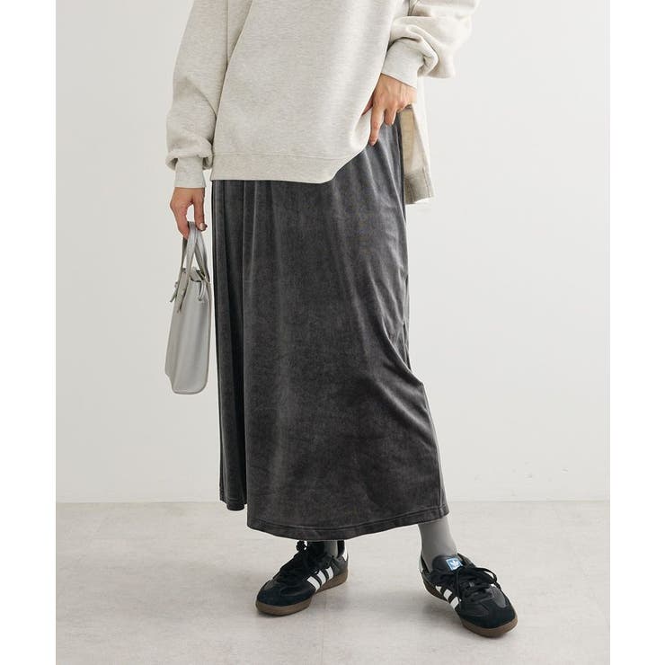 ベロアナロースカート | Green Parks  | 詳細画像1 