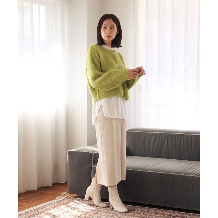 起毛シャギーカーディガン | Green Parks  | 詳細画像3 