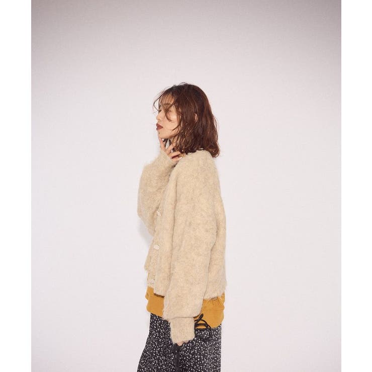 起毛シャギーカーディガン | Green Parks  | 詳細画像15 