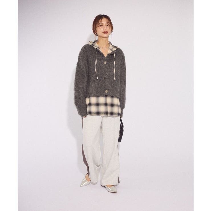 起毛シャギーカーディガン | Green Parks  | 詳細画像19 