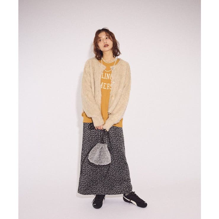 起毛シャギーカーディガン | Green Parks  | 詳細画像6 