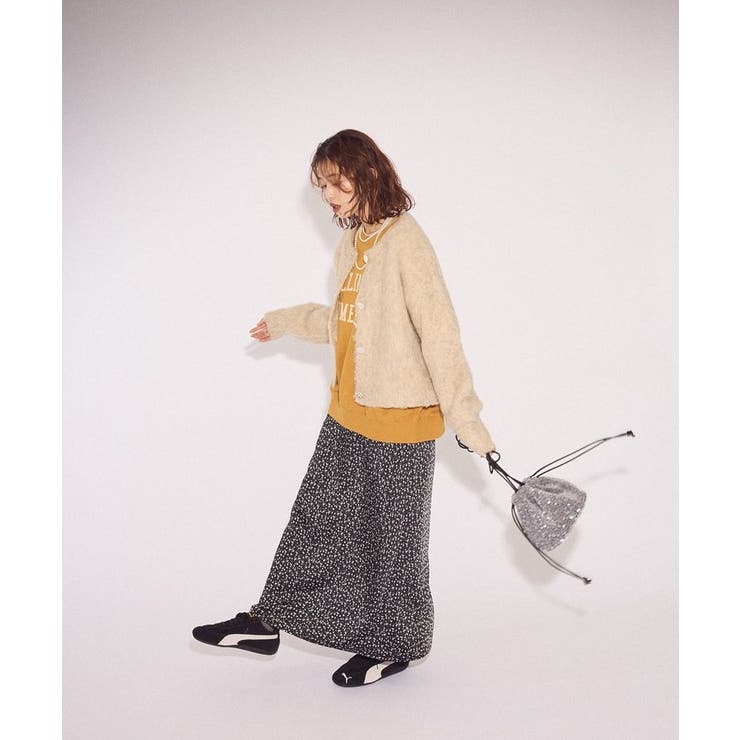 起毛シャギーカーディガン | Green Parks  | 詳細画像7 