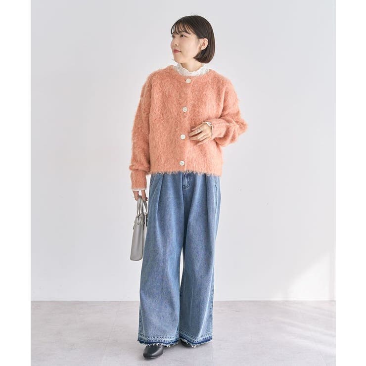 起毛シャギーカーディガン | Green Parks  | 詳細画像28 