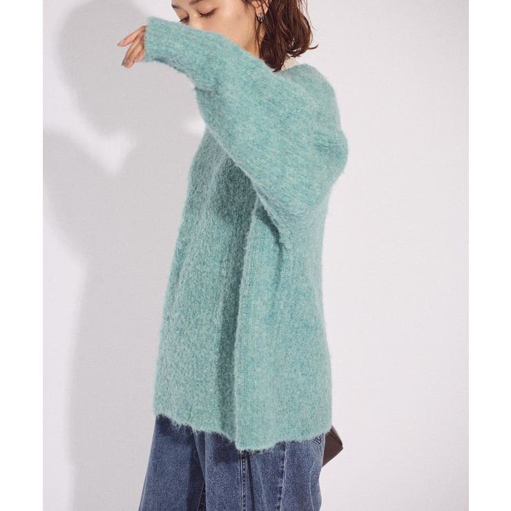 ブークレMIXニットチュニック | Green Parks  | 詳細画像12 