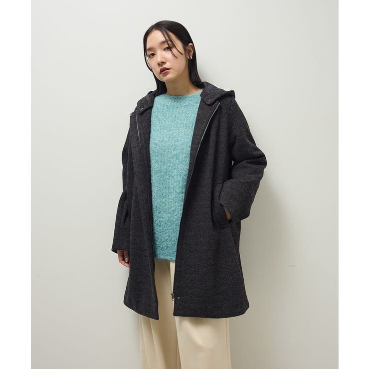 ブークレMIXニットチュニック | Green Parks  | 詳細画像22 