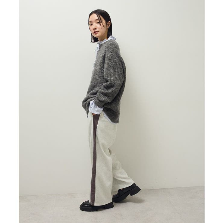 ブークレMIXニットチュニック | Green Parks  | 詳細画像28 