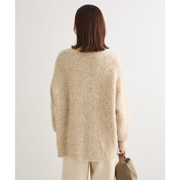 ブークレMIXニットチュニック | Green Parks  | 詳細画像35 