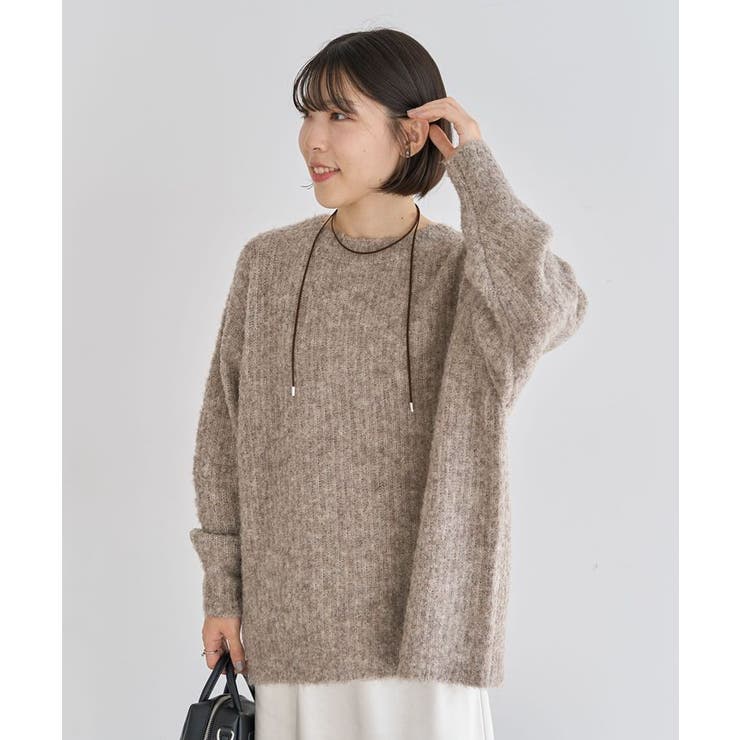 ブークレMIXニットチュニック | Green Parks  | 詳細画像39 