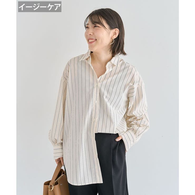 アイボリー | イージーケアアソートシャツチュニック | Green Parks 