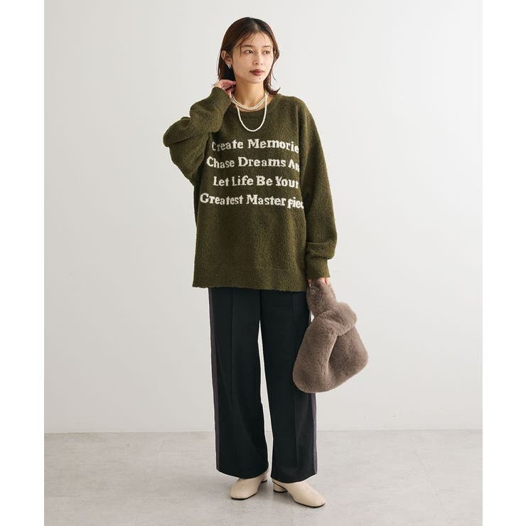 あったか裏起毛サイドラインスウェットパンツ | Green Parks  | 詳細画像8 