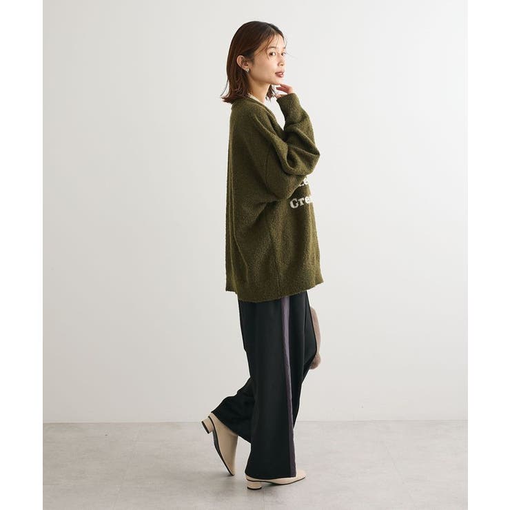 あったか裏起毛サイドラインスウェットパンツ | Green Parks  | 詳細画像9 