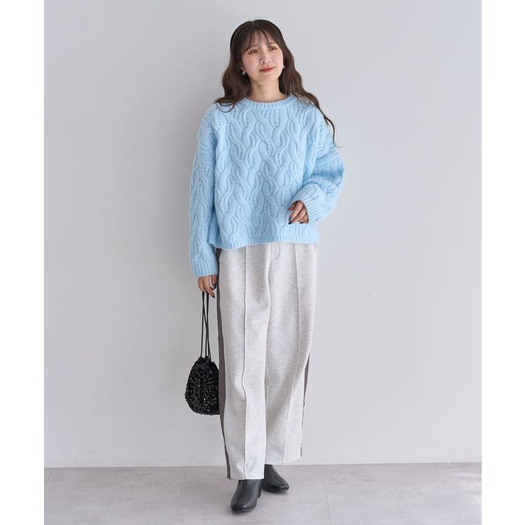 あったか裏起毛サイドラインスウェットパンツ | Green Parks  | 詳細画像23 