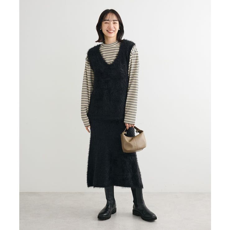 なめらかタッチマルチボーダープルオーバー | Green Parks  | 詳細画像2 