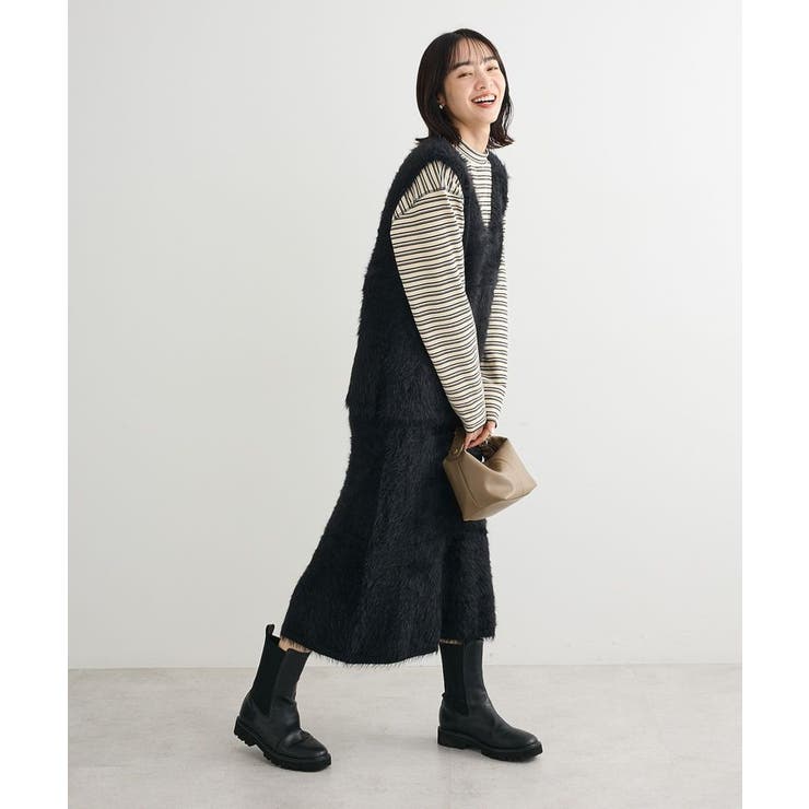 なめらかタッチマルチボーダープルオーバー | Green Parks  | 詳細画像3 