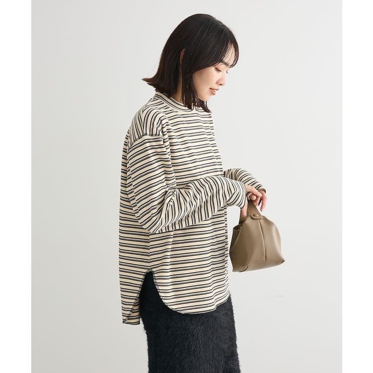 なめらかタッチマルチボーダープルオーバー | Green Parks  | 詳細画像7 