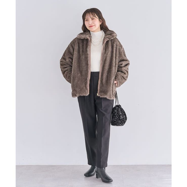 あったか裏起毛きれいシルエットパンツ | Green Parks  | 詳細画像17 