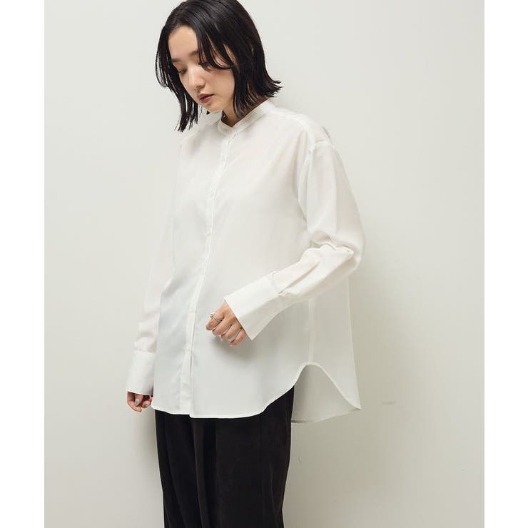 バンドカラーインナーシャツ | Green Parks  | 詳細画像1 