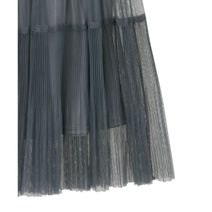 チュールプリーツティアードスカート | Green Parks  | 詳細画像14 