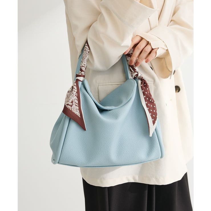 3SETスカーフ付コードハンドルバッグinポーチ | Green Parks  | 詳細画像1 