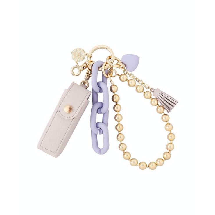 ブルー | リップケース付きバックチャーム | Green Parks 