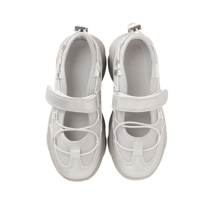 ドロストコードメッシュスニーカー | Green Parks  | 詳細画像6 