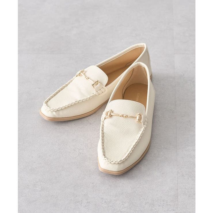 アイボリー | ソフトビットローファー | Green Parks 