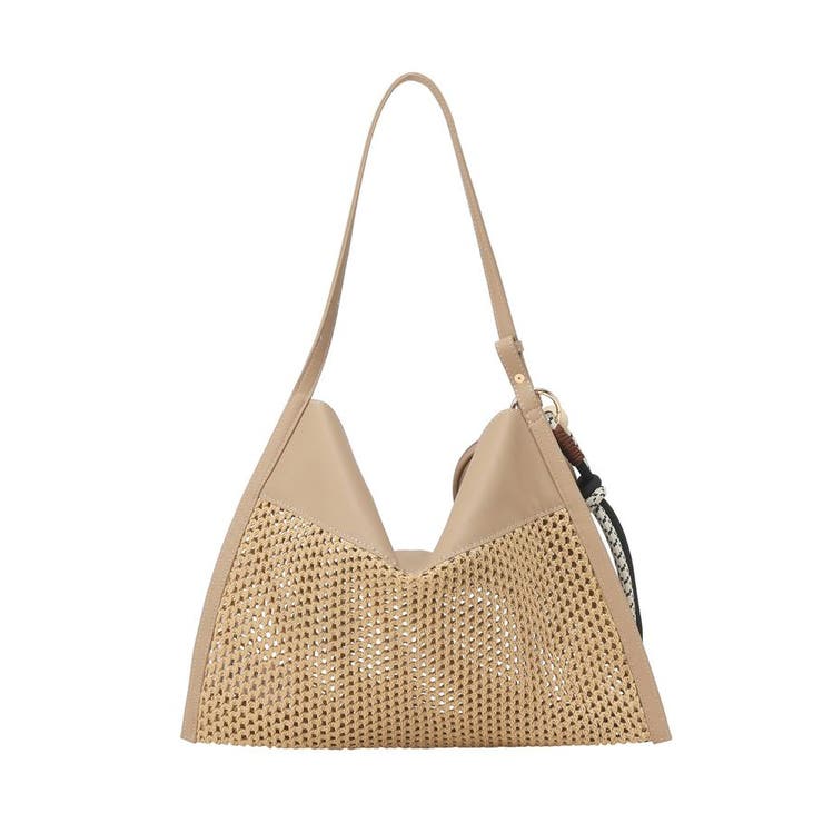 【2SET】ポーチチャーム付き雑材トートバッグ | Green Parks  | 詳細画像10 