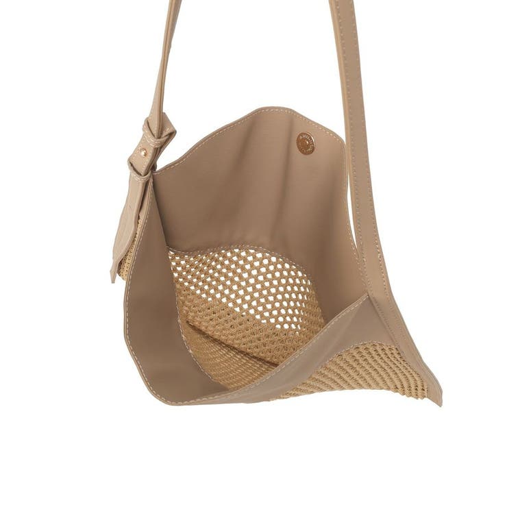 【2SET】ポーチチャーム付き雑材トートバッグ | Green Parks  | 詳細画像11 