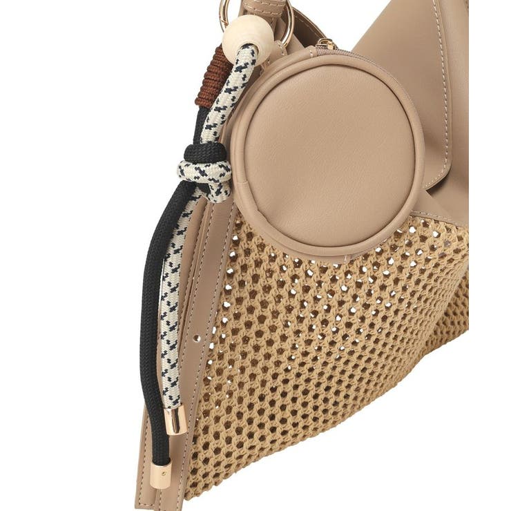 【2SET】ポーチチャーム付き雑材トートバッグ | Green Parks  | 詳細画像16 