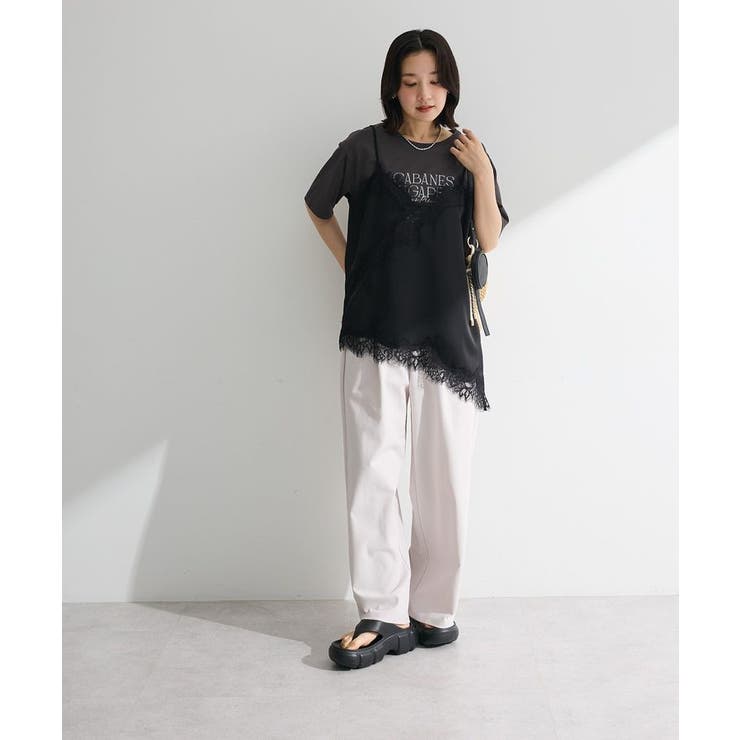 【2SET】ポーチチャーム付き雑材トートバッグ | Green Parks  | 詳細画像4 