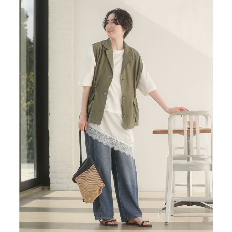 【2SET】ポーチチャーム付き雑材トートバッグ | Green Parks  | 詳細画像5 