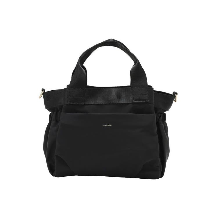 ブラック | andmikka.2WAYベルトトートバッグ | Green Parks 