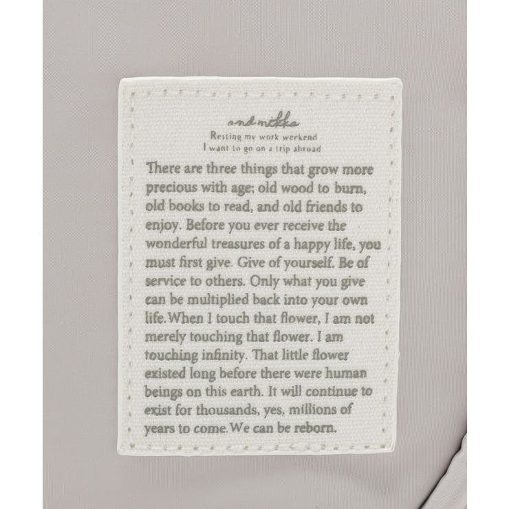 andmikka.10ポケットショルダーバッグ | Green Parks  | 詳細画像19 