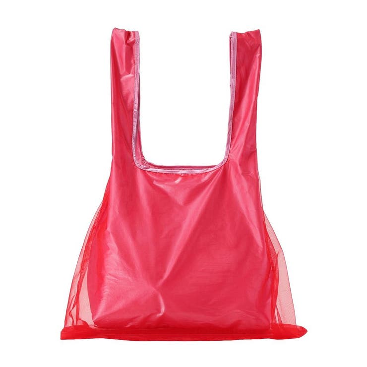 ピンク | チュールレイヤードポケッタブルバッグ | Green Parks 