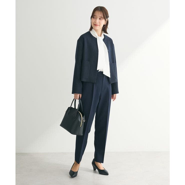 ef-de ツイードノーカラージャケット[品番：GRPW0047171]｜Green Parks