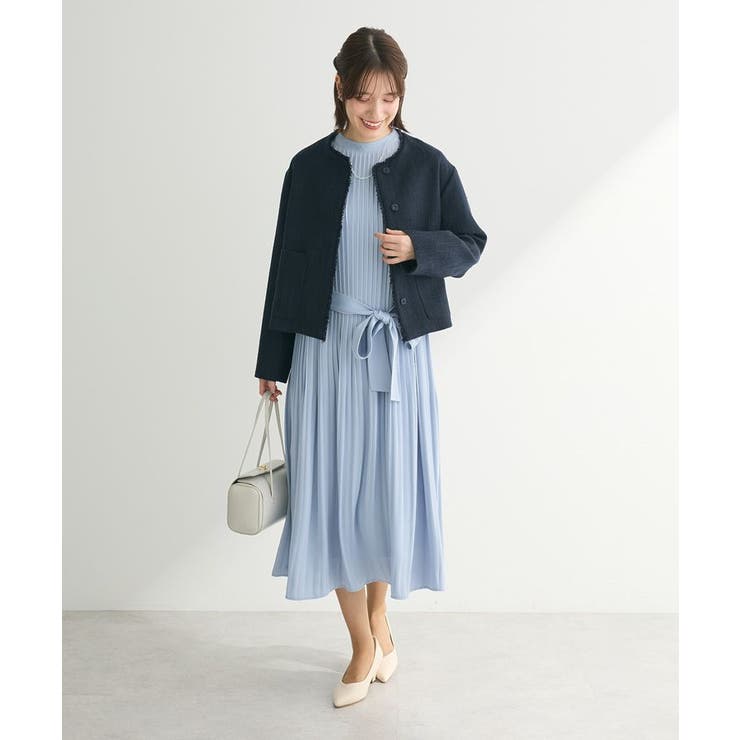 ef-de ツイードノーカラージャケット[品番：GRPW0047171]｜Green Parks