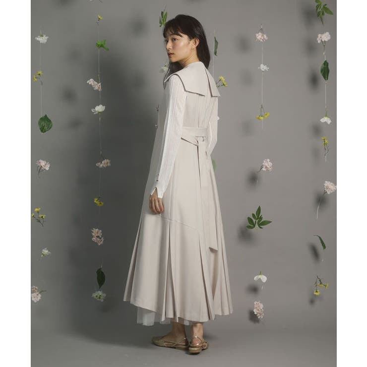 dazzlin トレンチ風ワンピース[品番：GRPW0047893]｜Green Parks