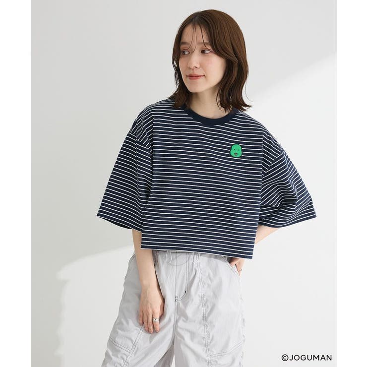 ジョグマン/ボーダーワイドショートTシャツ | Green Parks  | 詳細画像4 