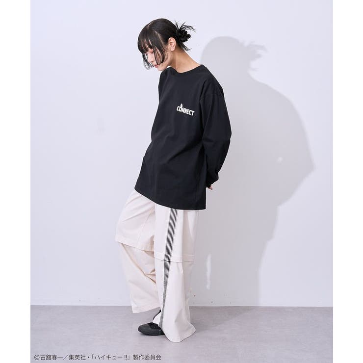 ハイキュー!! モノクロプリント音駒長袖Tシャツ | Green Parks  | 詳細画像6 