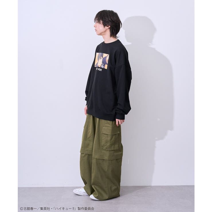 ハイキュー!!】刺繍プリントスウェットクルー＆パンツ 音 駒 高校 ロゴ