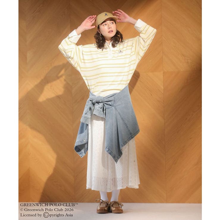 GREENWICH POLO CLUB(TM)布帛ドッキングポロニットプルオーバ… | Green Parks  | 詳細画像2 