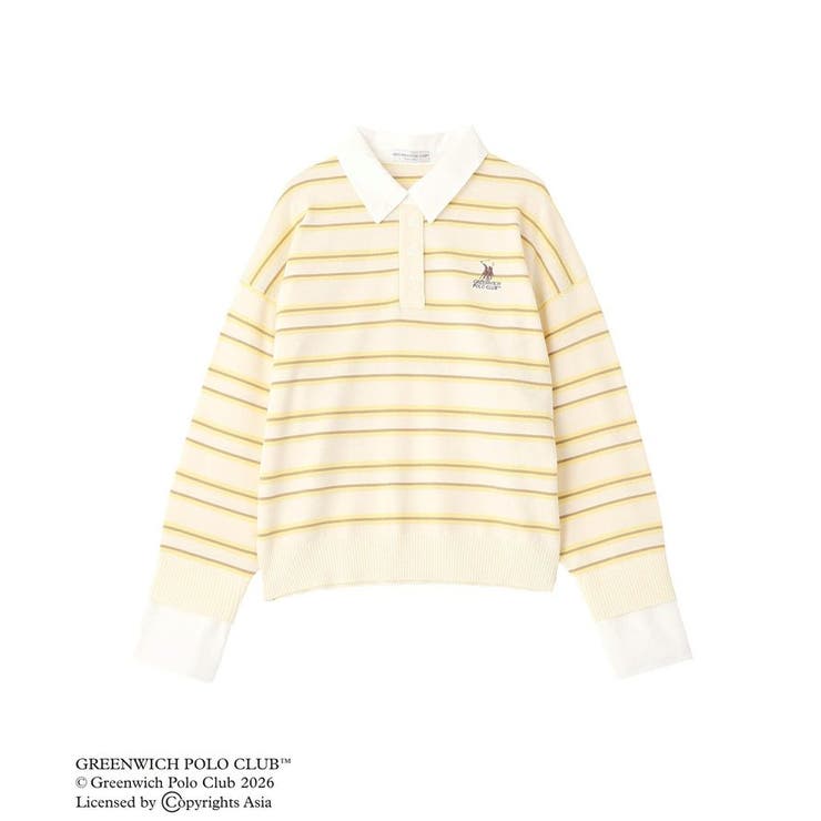 GREENWICH POLO CLUB(TM)布帛ドッキングポロニットプルオーバ… | Green Parks  | 詳細画像8 