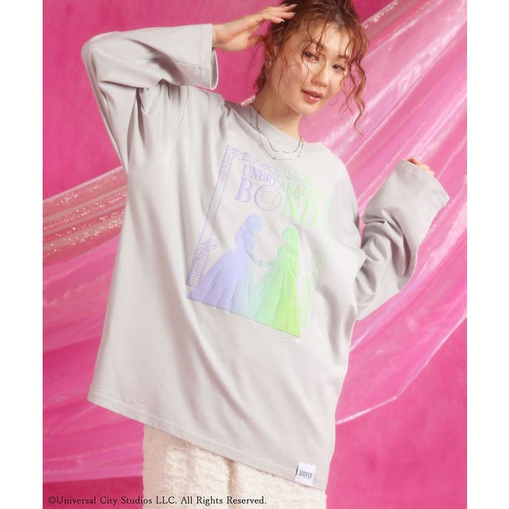 ライトグレー | WICKED アートグラフィックロンTEE | Green Parks 