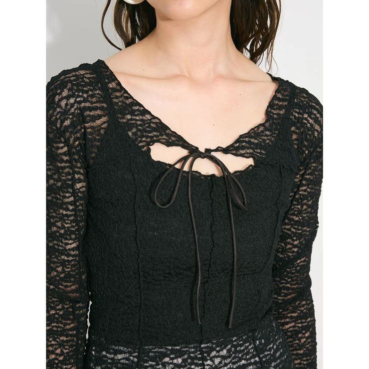 カットワークデザインレーストップス | Green Parks  | 詳細画像8 